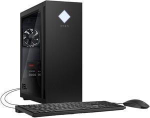 HP OMEN - 25L Gaming Desktop - AMD Ryzen 5 5600G - 16GB Memory - AMD Radeon RX 7600 - 1TB SSD - Shadow Black PC Computer