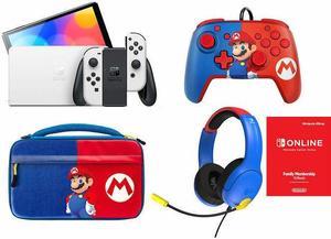 Nintendo Switch OLED Bundle  Mario Day Edition