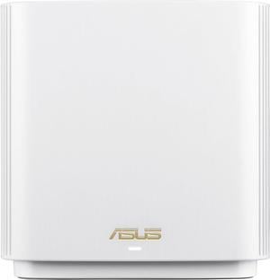 ASUS ZenWiFi XT9 AX7800 Tri-Band WiFi6 Mesh WiFiSystem (1Pack), 802.11ax, up to 2850 sq ft & 4+ Rooms, AiMesh, Lifetime Free Internet Security, Parental Controls, 2.5G WAN Port, UNII 4, White