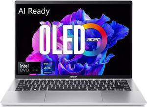 acer Swift Go 14 Intel Evo Thin  Light Laptop  14 OLED 2880 x 1800 90Hz Display  Unlock AI Experiences  Intel Core Ultra 7 Processor 155H  Intel ARC  16GB LPDDR5X  1TB SSD  SFG147272YK
