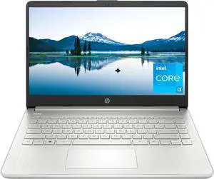 HP 14 inch Laptop, HD Display, 12th Generation Intel Core i3-1215U, 8 GB RAM, 256 GB SSD, Intel UHD Graphics, Windows 11 Home in S Mode, 14-dq5009nr (2024)