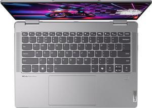 Lenovo - Yoga 7 2-in-1 14" 2K Touchscreen Laptop - AMD Ryzen 5 8640HS with 8GB Memory - 512GB SSD - Artic Grey