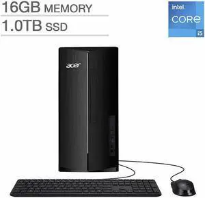 Acer Aspire Desktop  14th Gen Intel Core i5-14400  Windows 11
16GB Memory 1TB SSD PC Computer