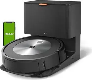 iRobot Roomba j7+ (7550) Self-Emptying Robot Vacuum  Avoids Common Obstacles like Socks, Shoes, and Pet Waste, Empties Itself for 60 days, Smart Mapping, Works with Alexa