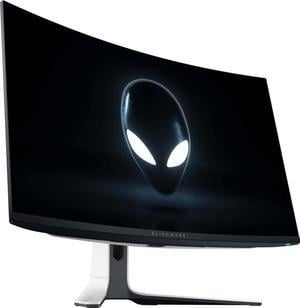 Dell Alienware - AW3225QF 31.6" Quantum Dot OLED Curved Gaming Monitor - 240Hz - NVIDIA G-Sync - VESA - HDMI, USB-C - Lunar Light