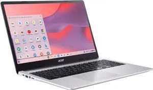 Acer - Chromebook 315 - 15.6" HD Laptop - Intel Pentium Silver N6000 - 4GB LPDDR4X - 128GB eMMC (Protective Sleeve) - Silver