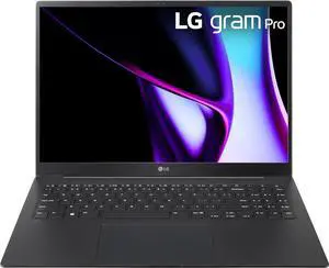 LG gram Pro 16-inch Thin and Lightweight Laptop, Intel Evo Edition - Intel Core Ultra 7 Processor, Windows 11 Home, 16GB RAM, 1TB SSD, Black