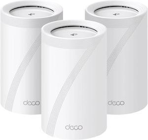TP-Link Deco BE11000 Wi-Fi 7 Tri-Band Whole-Home Mesh Wi-Fi System, 3-pack