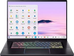 Acer - Chromebook Plus 516 GE Cloud Gaming Laptop with Google AI- 16" 2560x1600 120Hz - Intel Core 5 120U - 8GB RAM - 256GB SSD - Obsidian Black