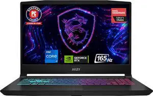 MSI Katana 15 15.6 165Hz QHD Gaming Laptop: Intel Core i7-13620H, NVIDIA Geforce RTX 4070, 16GB DDR5, 1TB NVMe SSD, Cooler Boost 5, Win 11: Black B13VGK-2000US