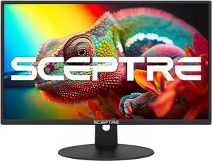 Sceptre  24-inch Professional Monitor 100Hz 1ms HDMI x2 VGA 100% sRGB Build-in Speakers, Eye Care Machine Black 2024 (E248W-FW100TR)