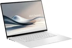 ASUS - Zenbook S 16 16 3K OLED Touch Screen Laptop, AMD Ryzen AI 9 365 - 24GB Memory - 1TB SSD - Scandinavian White