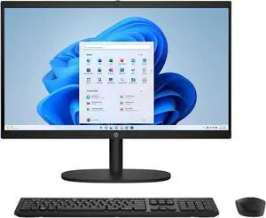 HP 22 inch All-in-One Desktop Intel Processor J5040 8GB RAM 128GB SSD Jet Black