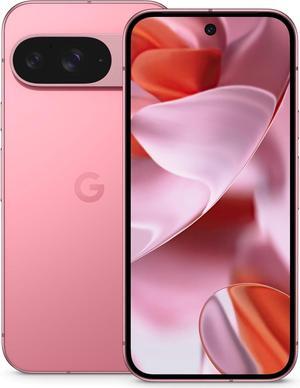 Google Pixel 9 - Unlocked Android Smartphone with Gemini, 24-Hour Battery, Advanced Camera, and 6.3" Actua Display - Peony - 128 GB