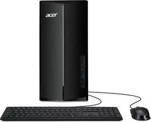 Acer Aspire TC-1785-UA92 Desktop, Intel Core i5-14400 10-Core Processor, 8 GB DDR5-5600 Memory, 512 GB PCIe 4.0 NVMe SSD, Secure Digital (SD) Card Reader, Wi-Fi 6E 802.11ax, Bluetooth 5.3, Windows 11