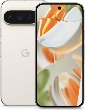 Google Pixel 9 Pro - Unlocked Android Smartphone with Gemini, Triple Rear Camera System, 24-Hour Battery, and 6.3" Super Actua Display - Porcelain - 512 GB
