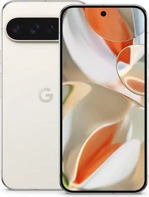 Google Pixel 9 Pro XL - Unlocked Android Smartphone with Gemini, Triple Rear Camera System, 24-Hour Battery, and 6.8" Super Actua Display - Porcelain - 128 GB