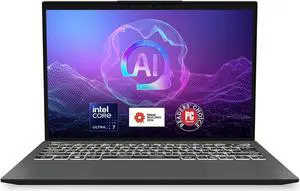 MSI Prestige 13 AI+ Evo (2024) 13.3 2.8K OLED Business Laptop: Intel Core Ultra 7-258V, Arc Graphics, 32GB LPDDR5x, 2TB NVMe SSD, Thunderbolt 4, WiFi 7, Win 11 Home: Stellar Gray A2VMG-019US