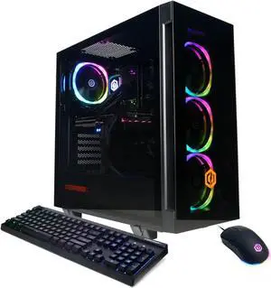 CyberPowerPC Gamer Supreme Gaming Desktop, AMD Ryzen 7 8700F, 32GB, AMD Radeon RX 7800 XT 16GB, 2TB SSD, Black, SLC7100WST