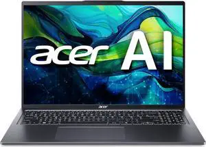 Acer Swift Go 16 Intel Evo Edition Laptop | 16" 1920 x 1200 Touch Display | Unlock AI Experiences | Intel Core Ultra 9 Processor 185H | Intel ARC | 16GB LPDDR5X | 1TB SSD | Wi-Fi 7 | SFG16-72T-95Z6