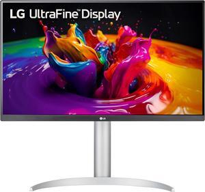 LG 27UP650K-W 27-inch Ultrafine 4K UHD (3840 x 2160) IPS Computer Monitor, 60Hz, 5ms, DisplayHDR 400, Reader Mode, Flicker Safe, HDMI, DisplayPort, Tilt/Height/Pivot Adjustable Stand, White