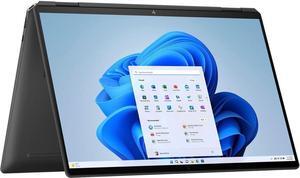 HP - Spectre 2-in-1 16" 2.8K OLED Touch-Screen Laptop - Intel Core Ultra 7 - 32GB Memory - NVIDIA GeForce RTX 4050 - 1TB SSD - Nightfall Black