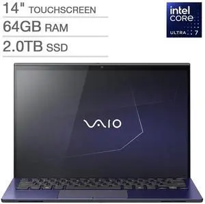 VAIO SX-R 14" Ultralight Carbon Fiber Laptop - Intel Core Ultra 7 155H - Military-Grade Durability - Windows 11 Pro - 64GB RAM, 2TB SSD, Made in Japan, Special Edition Kachi-Iro color