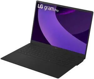 LG gram Pro 16", Thin and Lightweight Laptop, Windows 11 Home, NVIDIA RTX5050, Intel Evo Edition - Intel Core Ultra 7, 32GB RAM, 1TB SSD, Black