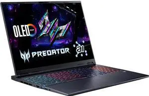 Acer - Predator Helios Neo 16S AI Gaming Laptop - 16" OLED 240Hz - Intel Core Ultra 9 - NVIDIA GeForce RTX 5070Ti  32GB  1TB - Obsidian Black