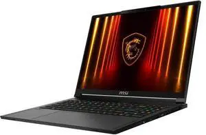 MSI - Stealth A16 AI+ - Copilot+PC- 16" 240Hz QHD+ OLED Ultra Thin Gaming Laptop - AMD Ryzen AI R9-365- 32GB -RTX 5080-1TB SSD - Core Black