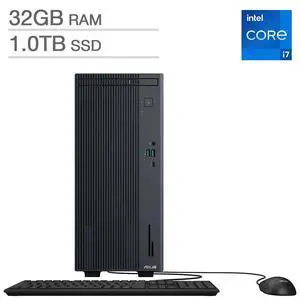 ASUS V500 Mini Tower 15L Desktop - Intel Core i7-13620H Processor - 1TB SSD - Windows 11 Home