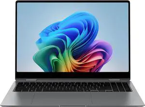 SAMSUNG 16 Galaxy Book5 Pro 360 Copilot+ PC, AI Business Laptop, Windows 11 Pro, Intel Core Ultra 7 Processor 258V, 3K AMOLED Touchscreen, 32GB / 1TB, 120HZ, 2025 Model NP964QHA-KG2US, Gray