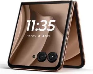 Motorola Razr+ 2025 | Unlocked | Made for US 12/256GB | 50MP Camera | Pantone Mocha Mousse