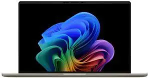 ASUS - Zenbook A14 14" FHD+ OLED Laptop - Copilot+ PC - Snapdragon X Plus - 16GB RAM - 512GB SSD - Zabriskie Beige