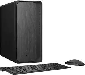 HP - OmniDesk Desktop - AMD Ryzen 7 - 16GB DDR5 Memory - 1TB SSD - Gray Wood
