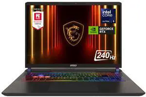MSI - Vector 16 HX AI 400 16" 240Hz QHD+ Gaming Laptop - Intel Ultra 9-275HX - GeForce RTX 5080 - 16GB Memory - 1TBSSD - Cosmo Gray