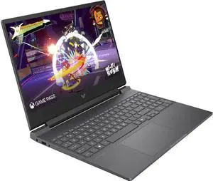 HP - Victus 15.6" 144Hz Full HD Gaming Laptop - AMD Ryzen 7 7445HS - 16GB Memory - NVIDIA GeForce RTX 4050 - 512GB SSD - Mica Silver