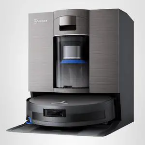 ECOVACS DEEBOT X11 OmniCyclone Robot Vacuum and Mop, PowerBoost Charging, OZMO Roller 2.0 Instant Self-Washing Mop, 19,500Pa Blast Suction, Bagless OmniCyclone Station, AIVI 3D Smart Navigation