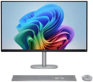 HP OmniStudio X All-in-One Desktop Next Gen AI 32-c1075t PC, Windows 11 Home, 31.5", Intel® Core Ultra 7, 16GB RAM, 1TB SSD, 4K UHD, Meteor silver