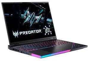 Acer Predator Helios 16" AI Gaming Laptop  Intel Core Ultra 9 processor 275HX (13 NPU TOPS) - 2560 x 1600 display @ 240Hz - NVIDIA GeForce RTX 5090 Laptop GPU (1824 AI TOPS) - 32GB RAM - 2TB SSD