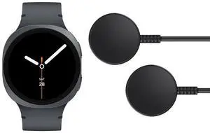 Samsung Galaxy Watch8 44mm Smartwatch with Two Wireless Fast Chargers