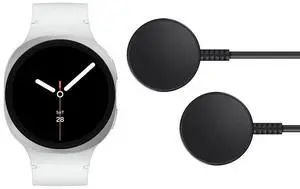 Samsung Galaxy Watch8 44mm Smartwatch with Two Wireless Fast Chargers