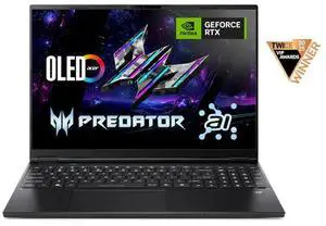 Acer - Predator Helios Neo 16S AI Gaming Laptop - 16" OLED 240Hz - Intel Core Ultra 9 - NVIDIA GeForce RTX 5060 16GB 1TB - Obsidian Black Acer - Predator Helios Neo 16S AI Gaming Laptop - 16" OLED 240Hz - Intel Core Ultra 9 - NVIDIA GeForce RTX 5060 16GB 1TB - Obsidian Black