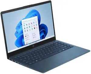 HP 14 inch HD Windows Laptop Intel Processor N150 4GB RAM 128GB UFS Waterfall Blue HP 14 inch HD Windows Laptop Intel Processor N150 4GB RAM 128GB UFS Waterfall Blue