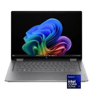 HP - OmniBook X Flip 2-in-1 - 14" 2K OLED Touchscreen Laptop - Intel Core Ultra 7 (2026) - 16GB Memory - 1TB SSD - Copilot+ - Meteor Silver HP - OmniBook X Flip 2-in-1 - 14" 2K OLED Touchscreen Laptop - Intel Core Ultra 7 (2026) - 16GB Memory - 1TB SSD - Copilot+ - Meteor Silver