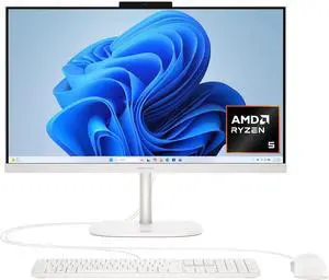 HP OmniStudio 23.8 inch All-in-One Desktop PC, FHD Display, AMD Ryzen 5 40, 8 GB RAM, 512 GB SSD, AMD Radeon Graphics, Windows 11 Home, Cotton White, 24-cv0002 (2026) HP OmniStudio 23.8 inch All-in-One Desktop PC, FHD Display, AMD Ryzen 5 40, 8 GB RAM, 512 GB SSD, AMD Radeon Graphics, Windows 11 Home, Cotton White, 24-cv0002 (2026)