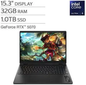 HP HyperX OMEN 15.3" Gaming Laptop - Intel Core Ultra 9 275HX - GeForce RTX 5070 - 2.5K (2560 x 1600) 180Hz - 32GB RAM - 1TB SSD - Windows 11 Home HP HyperX OMEN 15.3" Gaming Laptop - Intel Core Ultra 9 275HX - GeForce RTX 5070 - 2.5K (2560 x 1600) 180Hz - 32GB RAM - 1TB SSD - Windows 11 Home