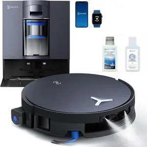 ECOVACS DEEBOT X12 OMNICYCLONE Robot Vacuum and Mop, FocusJet Pre-Spray, Bagless Station, OZMO Roller Instant Self Washing, Blast 22000Pa Suction, ZeroTangle, PowerBoost Charging for Large House ECOVACS DEEBOT X12 OMNICYCLONE Robot Vacuum and Mop, FocusJet Pre-Spray, Bagless Station, OZMO Roller Instant Self Washing, Blast 22000Pa Suction, ZeroTangle, PowerBoost Charging for Large House