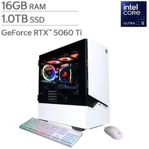CyberPowerPC Gamer Supreme Gaming Desktop - Intel Core Ultra 5 250KF Plus - GeForce RTX 5060 Ti 8GB - Windows 11 CyberPowerPC Gamer Supreme Gaming Desktop - Intel Core Ultra 5 250KF Plus - GeForce RTX 5060 Ti 8GB - Windows 11