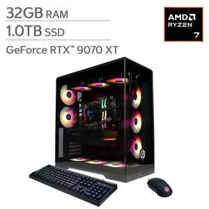CyberPowerPC Gamer Supreme Gaming Desktop - AMD Ryzen 7 9800X3D - Radeon RX 9070 XT 16GB - Windows 11 CyberPowerPC Gamer Supreme Gaming Desktop - AMD Ryzen 7 9800X3D - Radeon RX 9070 XT 16GB - Windows 11